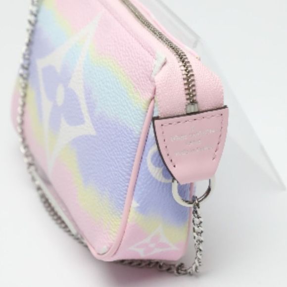 Louis Vuitton Pochette Accessory Pouch Pastel Pink Mini Shoulder Bag - Picture 4 of 7